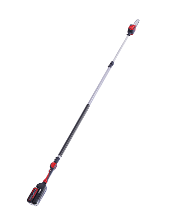 Conas a dhéantar luamhán oibriúcháin an Pole Saw a mhacasamhlú ar an gcuaille síntí?